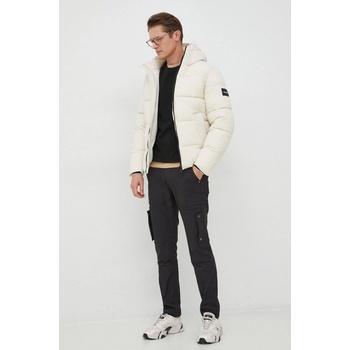 Calvin Klein bunda pánska béžová zimná K10K110336.9BYY