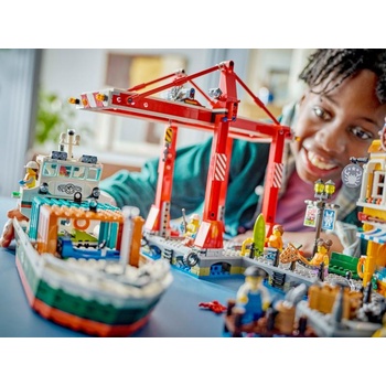 Image 1 of LEGO® City - Seaside Harbor with Cargo Ship (60422)