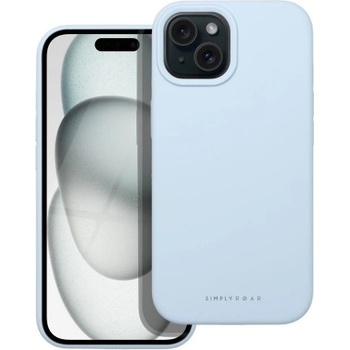 Apple Силиконов калъф кейс ROAR case CLOUD SKIN за iPhone 15, Син