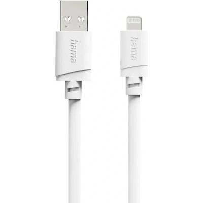 Hama 00201800 Nabíjací USB USB 2.0 Apple Lightning konektor USB-A zástrčka 1m bílý