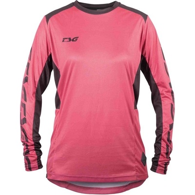 TSG race jersey ls dusty cedar-black