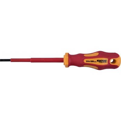 Šroubovák elektrikářský, (-)4x100mm, VDE, CrV EXTOL PREMIUM