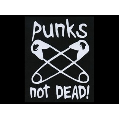 Nášivka PUNK´S NOT DEAD sichrcross