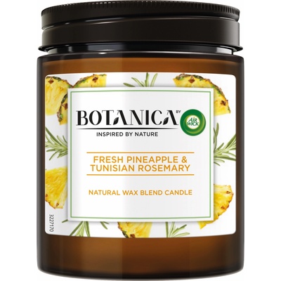 Airwick Botanica Fresh Pineapple & Tunisian Rosemary Natural Wax Blend Candle 205g