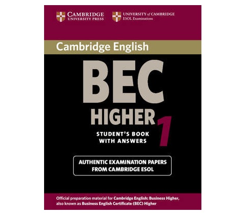 Cambridge BEC Higher 1 SB