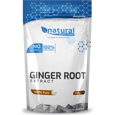 Natural Nutrition Zázvor extrakt prášok 100 g