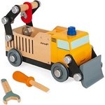 Janod Дървена кола и строителен комплект Камион BricoKids (J06470)