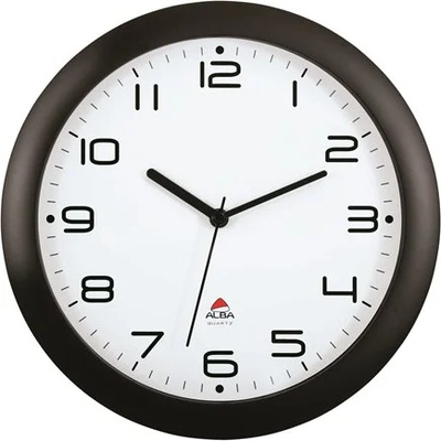Alba Стенен часовник, 30 cm, ALBA "Hornew", черен HORNEW N (HORNEW N)