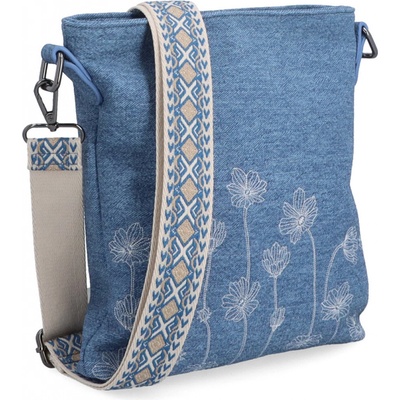 Indee kabelka crossbody 6335 M modrá