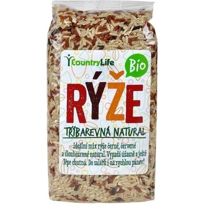 Country Life Rýže tříbarevná natural 0,5 kg – Zboží Mobilmania