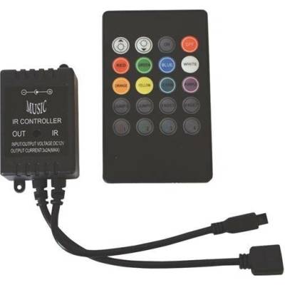 Ovladač pro LED pásek RGB IR + zvukový