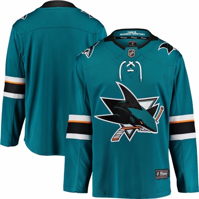 Fanatics Dres San Jose Sharks Breakaway Home Jersey Teal – Zboží Dáma