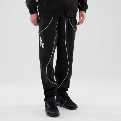 New Era Kalhoty MLB Piping Track Pants LA Dodgers Black