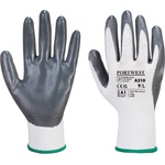 Portwest flexo grip a310 / Нитрилни ръкавици - сиво/бяло xxl (a310grwxxl)