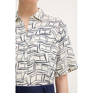 Tommy Hilfiger риза дамска от лен (WW0WW48925) - answear - 109,51 лв