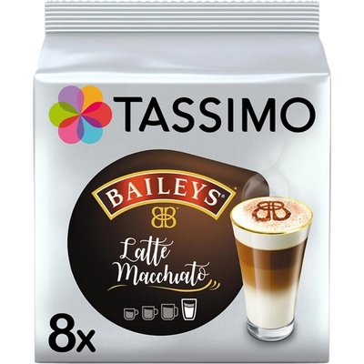 Douwe Egberts Tassimo Jacobs Baileys Latte Macchiato 16 броя (8 напитки)