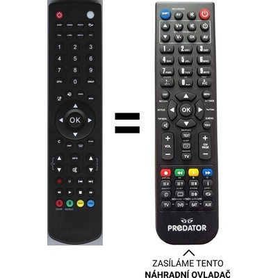 Diaľkový ovládač Emerx GoGEN TVL32981DLEDRR