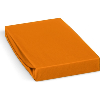 Polášek jersey prostěradlo žluto-oranžové 180x200