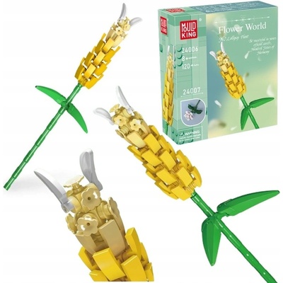 Mould King 24006 Květina Tlustoklasec žlutý