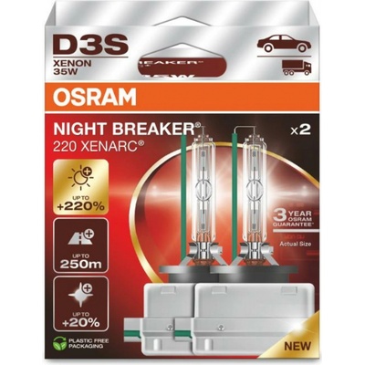 OSRAM D3S Xenarc Night Breaker Laser 35W XN2 (220%) 66340XN2-2HB