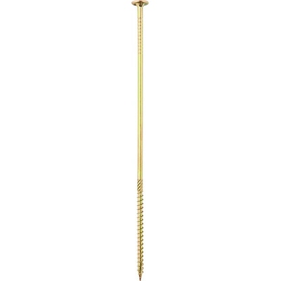 Konstrukční tesařský vrut 10x400mm TORX T40 Zn talířová hlava, 25ks