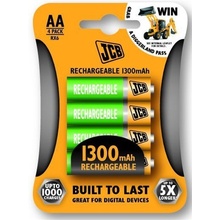 JCB RTU 1200 mAh AA 4 ks JCB-HR61300RC-4B