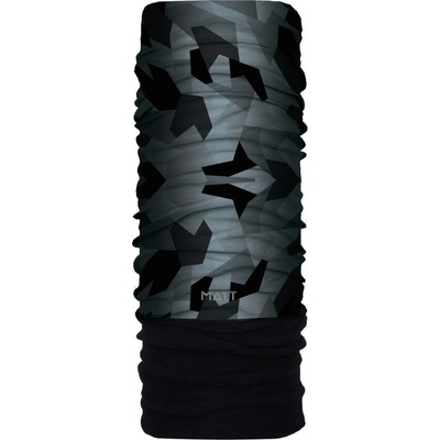 Matt univerzální šátek Scarf Coolmax Pol. Geom. Camo Black