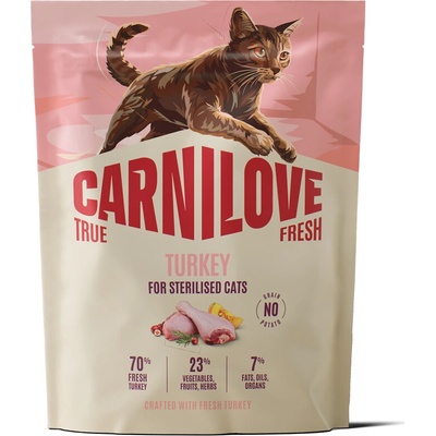 CARNILOVE TRUE FRESH Cat Dry Turkey for Sterilised Adult All Breeds 400 g