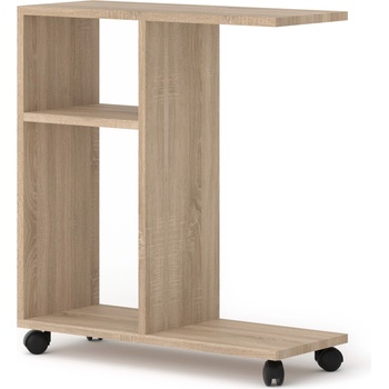 BIM Furniture Trasco 1 Органайзер масичка за кафе, дъб (trasco1sonomaoak)