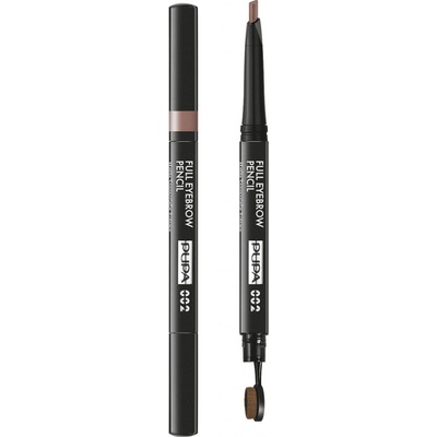 PUPA Milano Ceruzka na obočie Full Eyebrow Pencil 002 Brown 0,2 g