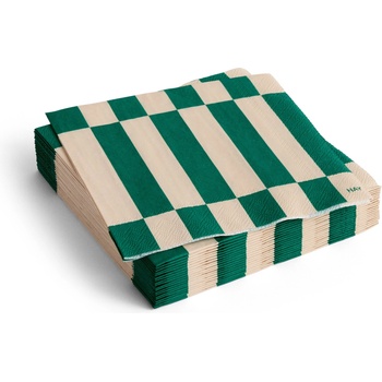 Hay Pattern Салфетки 25 x 25 см, зелено каре, 20 бр (AE732-F458-AP82)