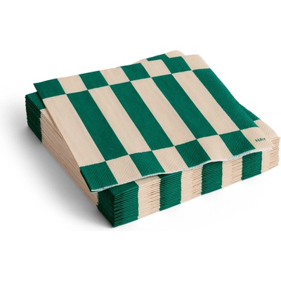 Hay Pattern Салфетки 25 x 25 см, зелено каре, 20 бр (AE732-F458-AP82)