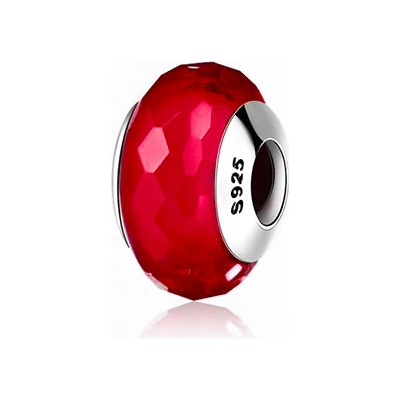 P&J Jewellery Červený skleněný přívěsek Rudé moře SGB6