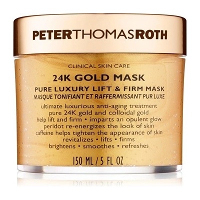 Peter Thomas Roth 24K Gold luxusní zpevňující maska na obličej s liftingovým efektem Ultimate Luxurious Anti-Aging Treatment 150 ml