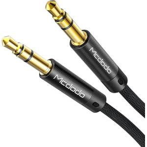 Mcdodo Качествен 3.5 мм. аудио кабел - Mcdodo CA-6640 Nylon Braided Audio Cable (120 см) (CA-6640)