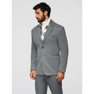 Trendy šedé sako V2 BLZB-0100
