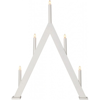 STAR TRADING Elektrický svietnik Abbe White