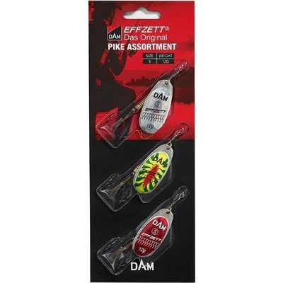 Effzett Pike Spinner Assortment veľ.5 12g 3ks