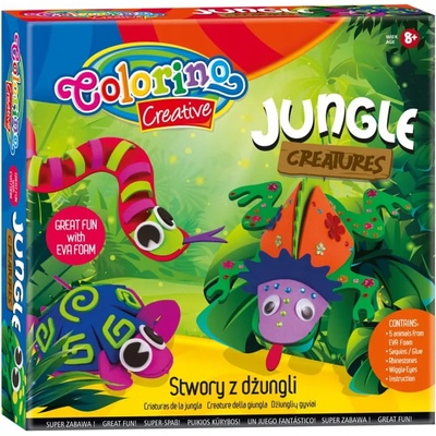 Colorino Творчески комплект Colorino Creative - Направи си сам джунгла (36766)