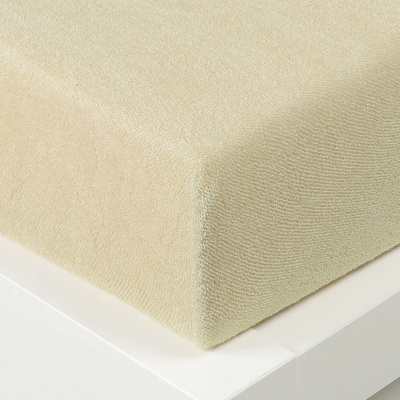 Xpose Froté prostěradlo Exclusive bílá káva 90x200