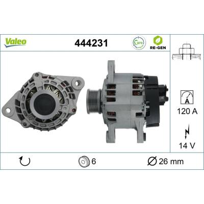 Alternátor VALEO 444231