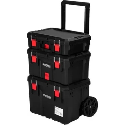Kraft&Dele Количка за инструменти с 3 бр. кутии KraftDele KD1077 (KD1077)
