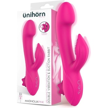 InToYou Ünihörn MagnoliaPink Double Vibration & Suction Rabbit Pink