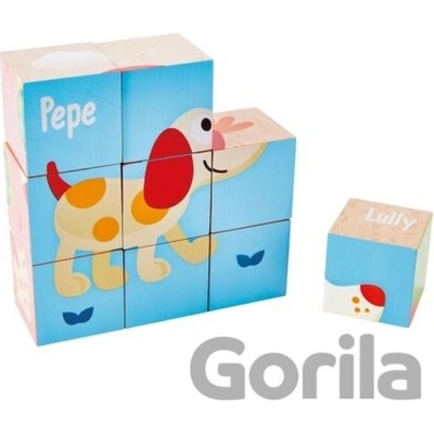 Hape Drevené kocky priatelia