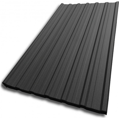 Blachotrapez T18 Plus 0,5 x 1173 x 2000 mm Pladur Wrinkle MAT TK černá 1 ks