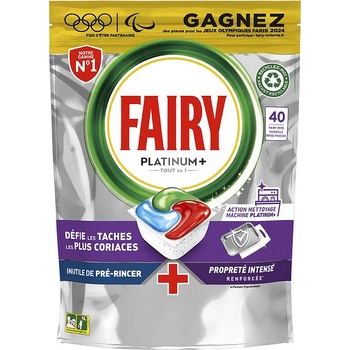 Fairy Таблетки за съдомиялна Fairy Platinum Plus, 40 броя