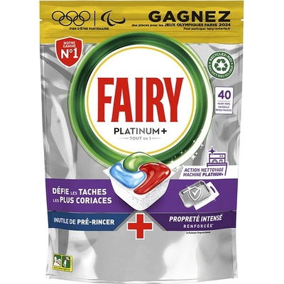 Fairy Таблетки за съдомиялна Fairy Platinum Plus, 40 броя