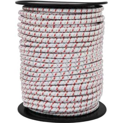 VNT electronics s.r.o. Náhradní gumové elastické lano/provaz pro bránu ohradníku, průměr 7mm, flexibilní, vodivé, 1 m