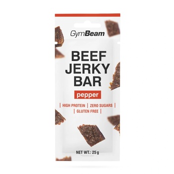 GymBeam Beef Jerky Bar 25 g пипер