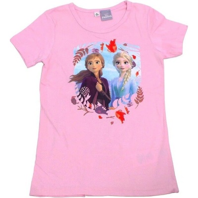 Dievčenské tričko Frozen 2 bledoružové